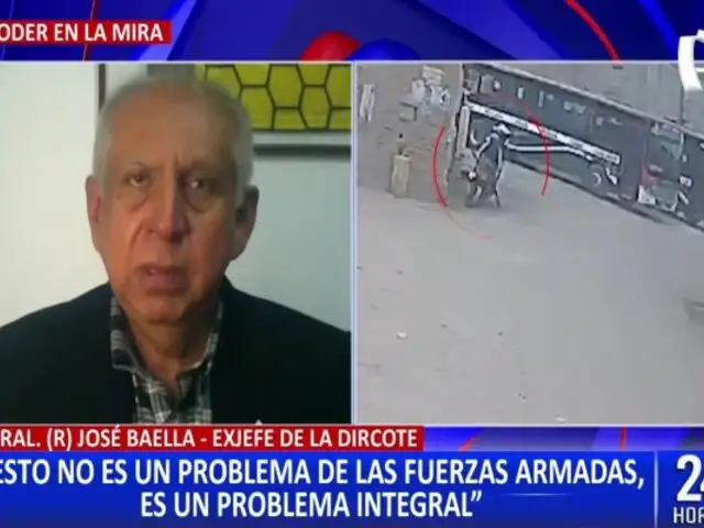 José Baella hace un llamado a Fuerza Popular: “Deberían legislar en el tema de terrorismo urbano”