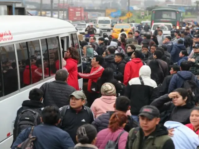 Así se vivió el paro de transportistas en Lima Sur