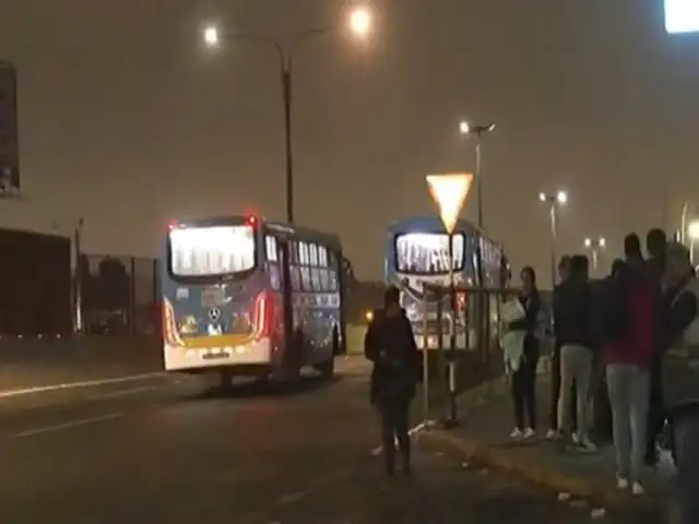 Paro de transportistas: situación del transporte en Lima Norte, Este y Sur