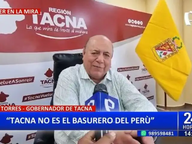 Gobernador de Tacna rechaza traslado de reos a Challapalca: "No somos el basurero del Perú"