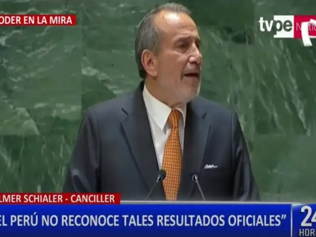 Elmer Schialer sobre situación en Venezuela: “Perú no reconoce tales resultados oficiales”