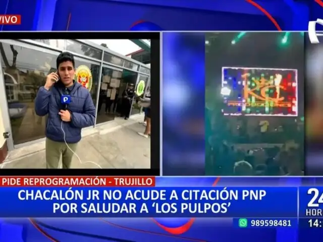 Chacalón Jr. no se presenta a citación en Trujillo por investigaciones sobre apología al crimen