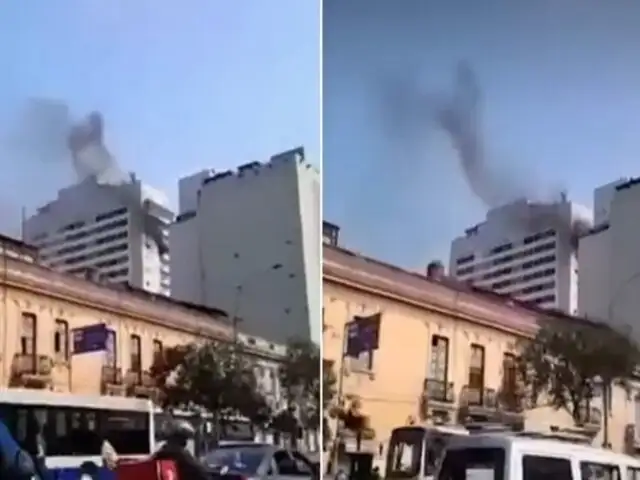 Cercado de Lima: Incendio de alta intensidad arrasa edificio en la avenida Nicolás de Piérola