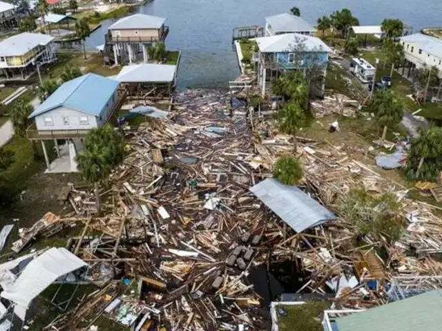 EEUU: más de 50 muertos y millonarios daños materiales dejó a su paso el huracán Helene