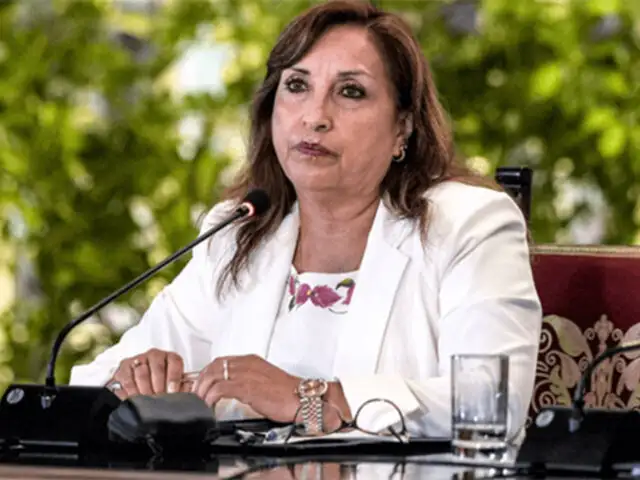 Dina Boluarte pide al Legislativo atender inmediatamente proyectos sobre seguridad ciudadana