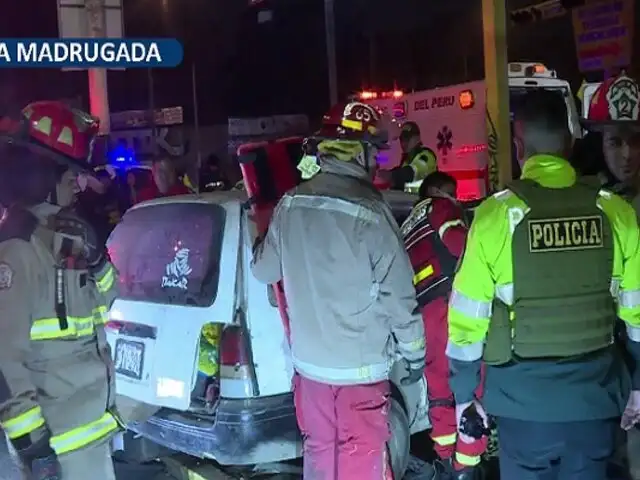 Accidente en el Rímac deja 5 heridos: conductor habría estado bajo los efectos del alcohol