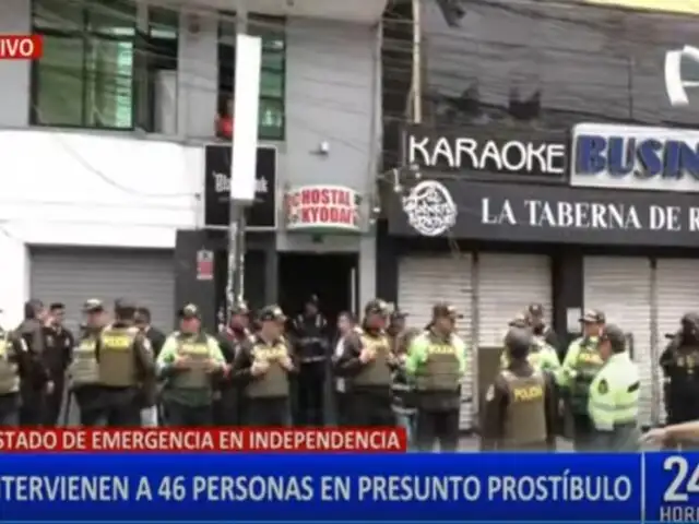 Intervienen a 46 personas implicadas presuntamente en prostitución