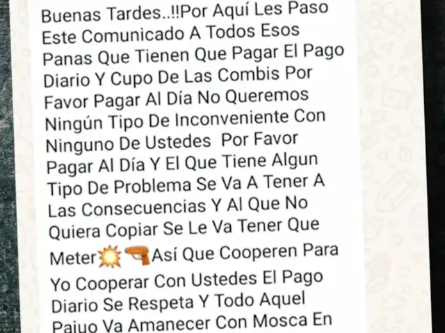 Empresa de transportes San Felipe viene siendo extorsionada por “Los Injertos de Aragua”