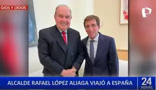 Rafael López Aliaga viajó a España para cena benéfica