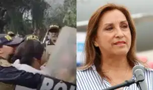 Joven es agredida y detenida por la PNP durante protesta contra Dina Boluarte en Chiclayo