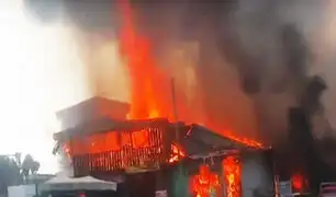 Quema de pastizales habría sido la causa de voraz incendio en Madre de Dios