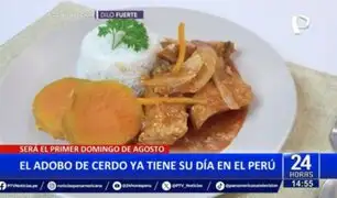 Midagri declara el primer domingo de agosto como Día del Adobo de Cerdo