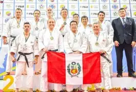 Judo peruano gana diez medallas en Panamericano de Veteranos en Colombia