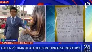 Extorsionadores amenazan a madre de familia: “La vida de mis hijas corre peligro si no pago 20 mil soles”