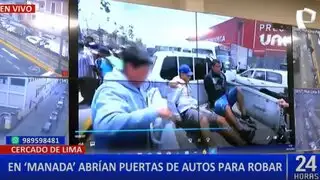 Capturan a banda que asaltaba en medio del tráfico en avenidas del centro de Lima