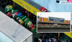 Incautan 80 toneladas de mercadería: operativo en galería Fronteras Unidas del Cercado de Lima