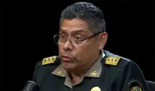 Jefe de la Región Policial Lima: La inseguridad aqueja la capital desde años y no los últimos meses