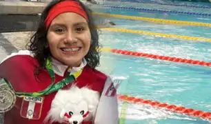 Peruana Yasmin Silva logra medalla de plata en Sudamericano Absoluto de natación en Colombia