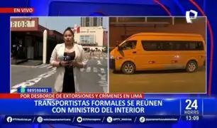 Transportistas formales exigen medidas de seguridad en reunión con el Ministro del Interior