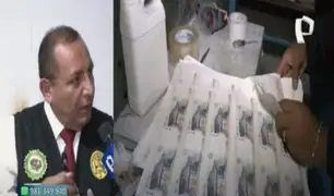 Fingía tener un taller de costura: un detenido y 8 millones de soles en billetes falsos incautados