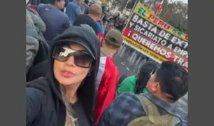 Pamela López se une al paro de transportistas y denuncia extorsiones: "También fui víctima"