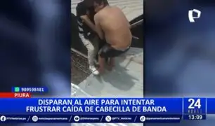 Con disparos al aire: Capturan a cabecilla de banda criminal en Piura