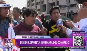 Dirigentes transportistas vuelven a ingresar al Congreso para negociar levantamiento del paro