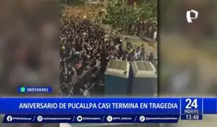 Fiesta de aniversario en Pucallpa casi termina en tragedia