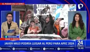 Javier Milei podría llegar al Perú para el APEC 2024