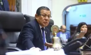 Presidente del Congreso a favor de modificar ley de crimen organizado