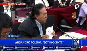 Alejandro Toledo reiteró su inocencia en juicio por caso Interoceánica