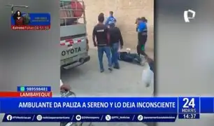 Ambulante da paliza a sereno y lo deja grave en Lambayeque