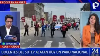 Maestros del Sutep acatan paro en diversas regiones del país