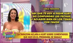 Karla Tarazona responde a Kurt Villavicencio por comentarios sobre su relación con Christian Domínguez