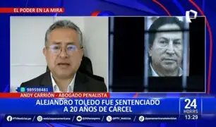 Andy Carrión: "El proceso de apelación de Alejandro Toledo podría resolverse en dos meses"