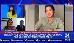 Rosario Sasieta sobre doctor Fong: "Este hombre no ha tenido piedad con la familia de la víctima"