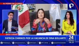 Patricia Chirinos pide la vacancia de Dina Boluarte: "El Perú cree que usted protege a Cerrón"