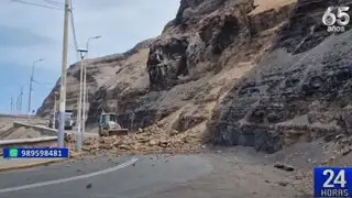 Chorrillos: cierran vía al Boulevard la Herradura por caída de rocas