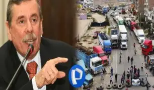 Fernando Rospigliosi denuncia trasfondo político en el paro de transportistas