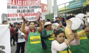 Puente Piedra: comerciantes del mercado Huamantanga realizan cacerolazo y exigen mayor seguridad