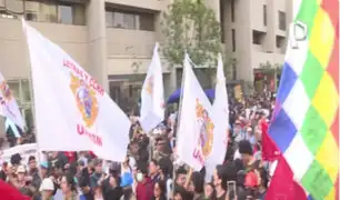 Paro en Lima: estudiantes de San Marcos y La Cantuta se sumaron a las manifestaciones