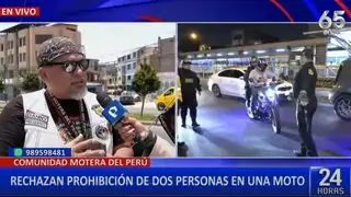 Motociclistas rechazan ley que prohíbe pasajeros en motos: "No reducirá la criminalidad"