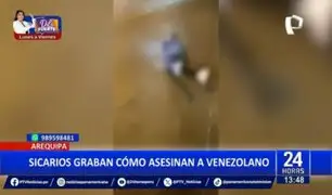 Sicarios asesinan a joven venezolano en plena calle en Arequipa