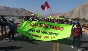 Valle de Tambo: más de diez policías heridos dejan protestas contra proyecto minero Tía María