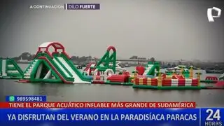 Descubre el parque acuático inflable más grande de Sudamérica cerca de Lima