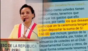 ¡Exclusivo! Negocio en el Congreso con bendición de Kira Alcarraz: haciendo caja con condecoraciones dentro del Hemiciclo