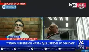 Andrés Hurtado: "En ningún momento agarré un avión y me fui del país"