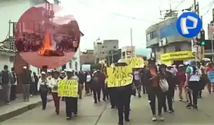 Protestas en Ayacucho: ciudadanos exigen al Gobierno frenar la ola de delincuencia