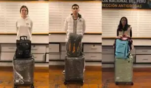 Aeropuerto Jorge Chávez: detienen a tres jóvenes que intentaban trasladar 25 kilos de droga