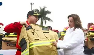 Equipos defectuosos entregados por Boluarte a bomberos fueron comprados en la gestión de Vizcarra